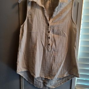 Hi Lo sleeveless top